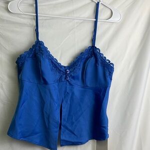 Aralina Blue Lace Trim Chemise